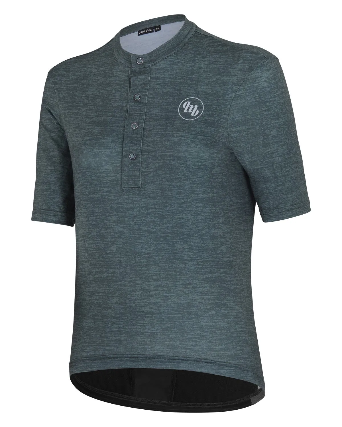 MB Wear Gravel Allday Green cykeltröja knappar