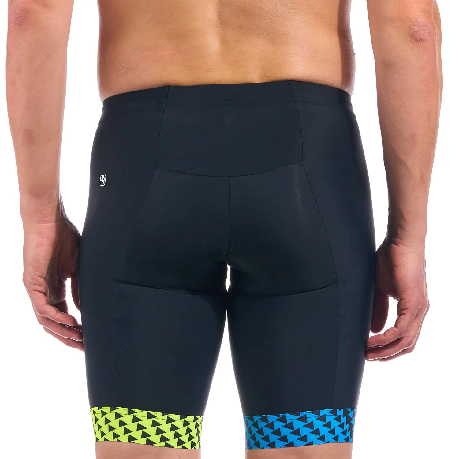 Giordana Vero Pro Tri Short triathlonshorts blå/gul