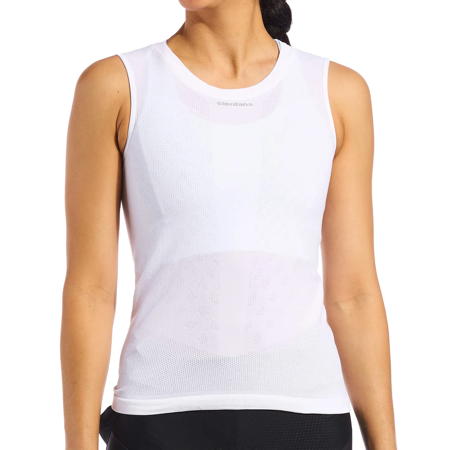 Giordana Lightweight Knitted ärmlöst baslager svart