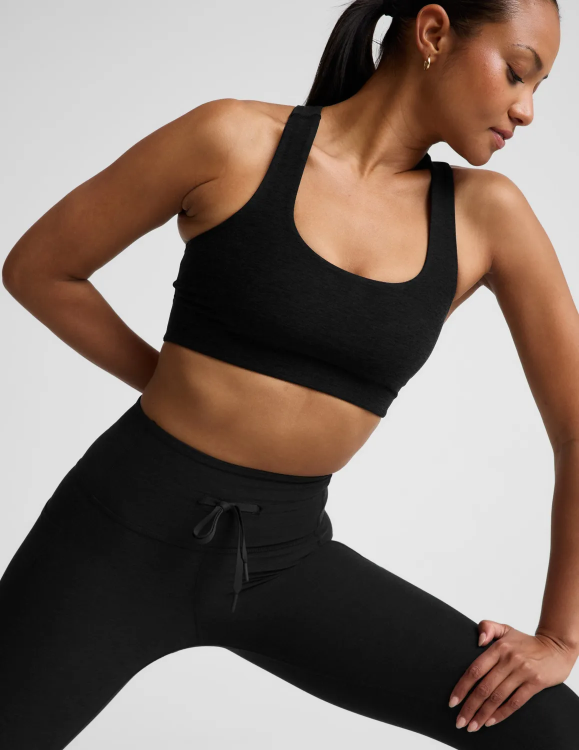 Beyond Yoga Spacedye Go Pocket Midi Legging tights Darkest Night ficka