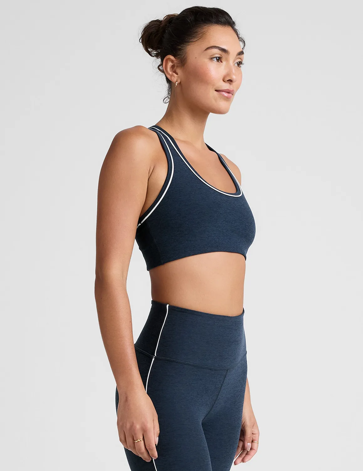 Beyond Yoga Spacedye Ready Bra sportbh Nocturnal Navy racerback