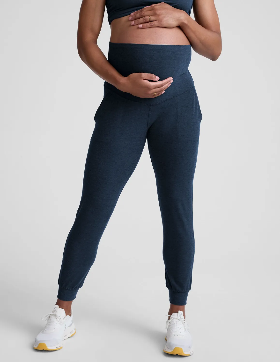 Beyond Yoga Spacedye Beyond the Bump jogger Nocturnal Navy