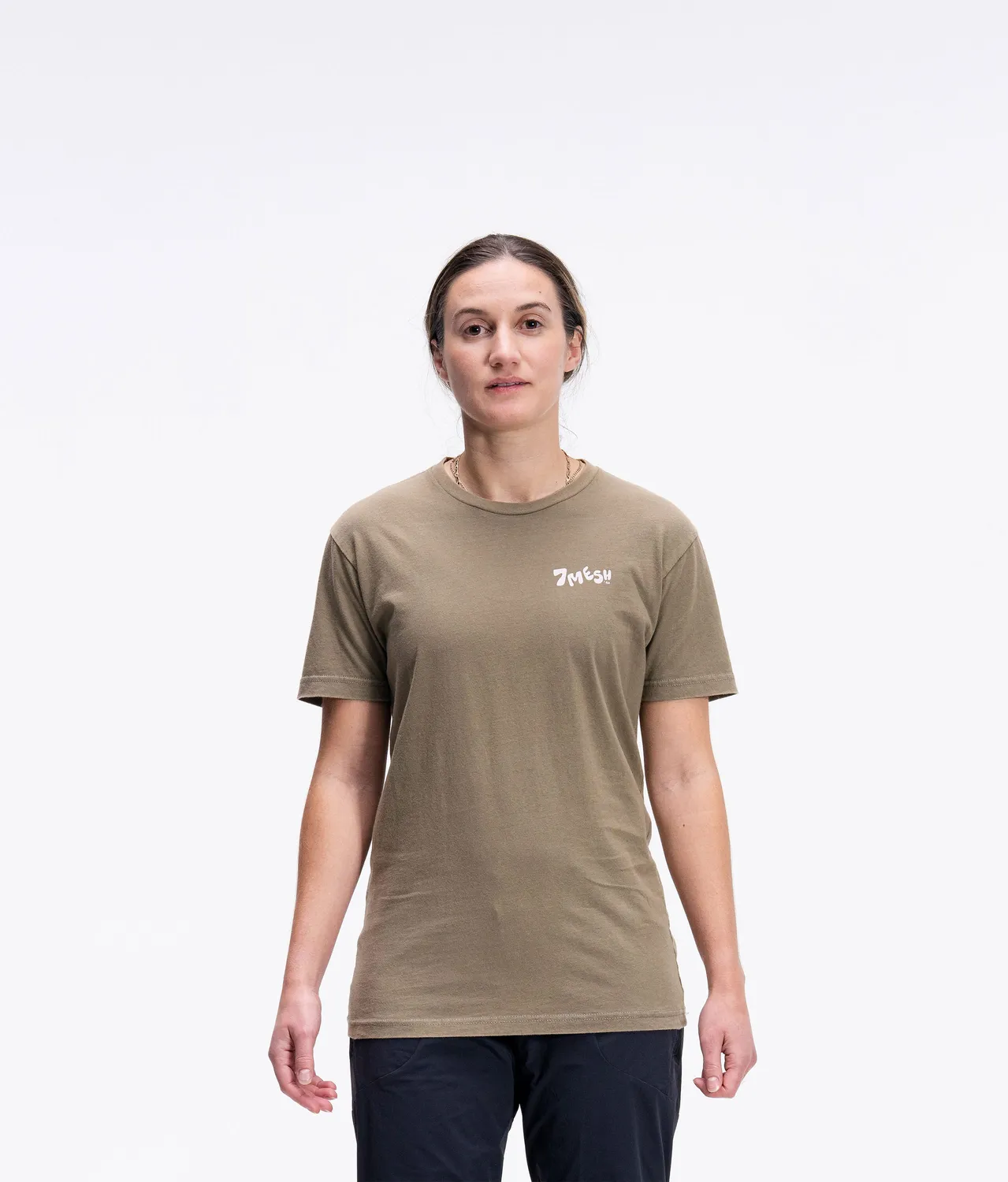 7MESH Podium t-shirt unisex Thyme vardagstopp