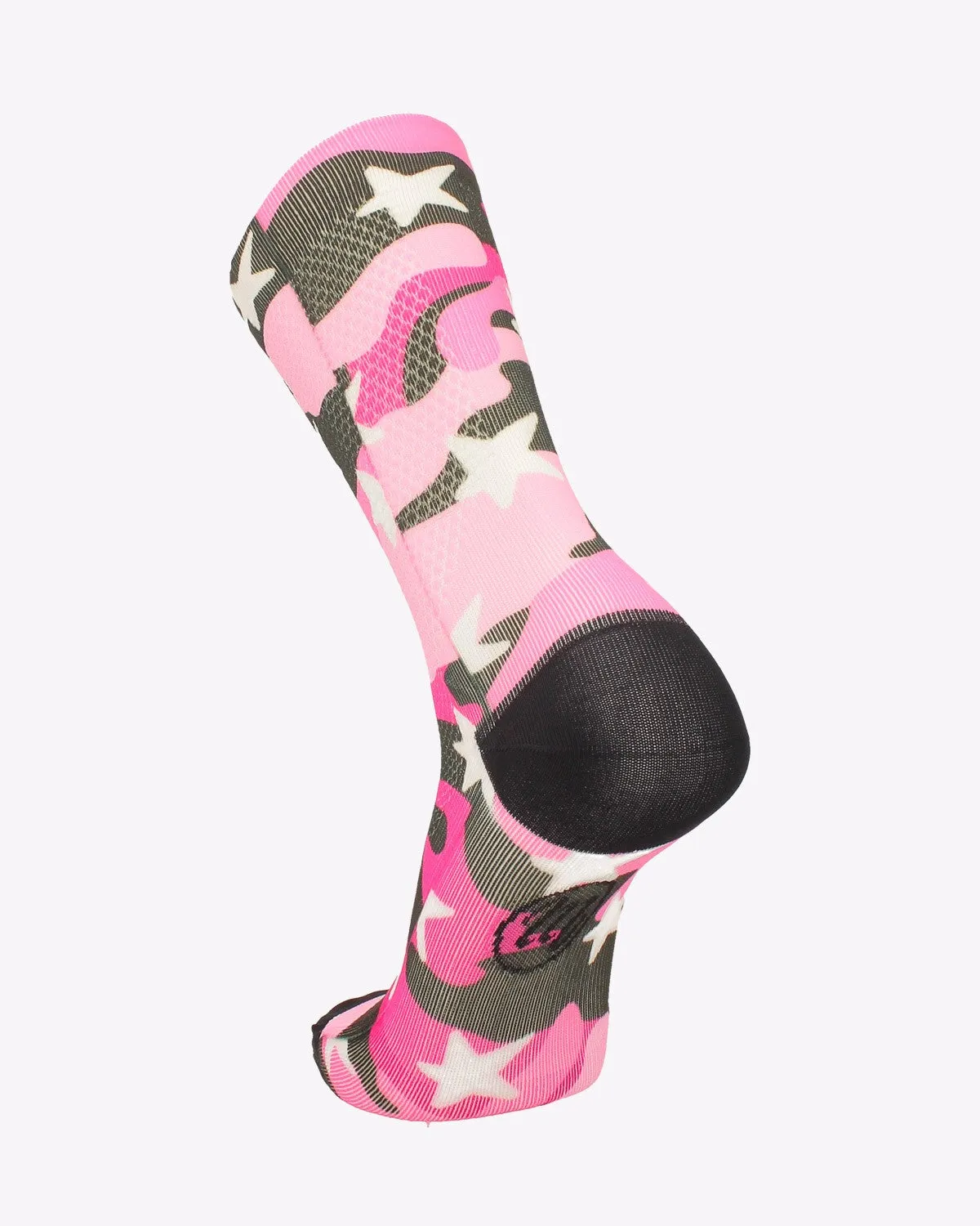 MB Wear Fun Camustar Pink cykelstrumpor rosa 1 par – mönster
