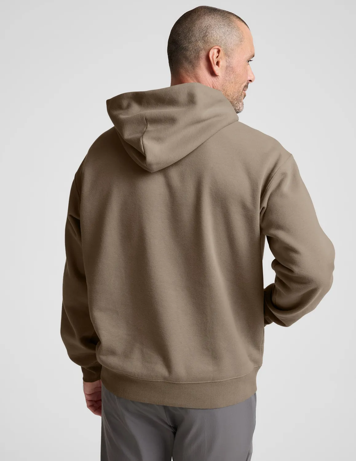 Beyond Yoga LuxeFleece Classic hoodie mushroom varm