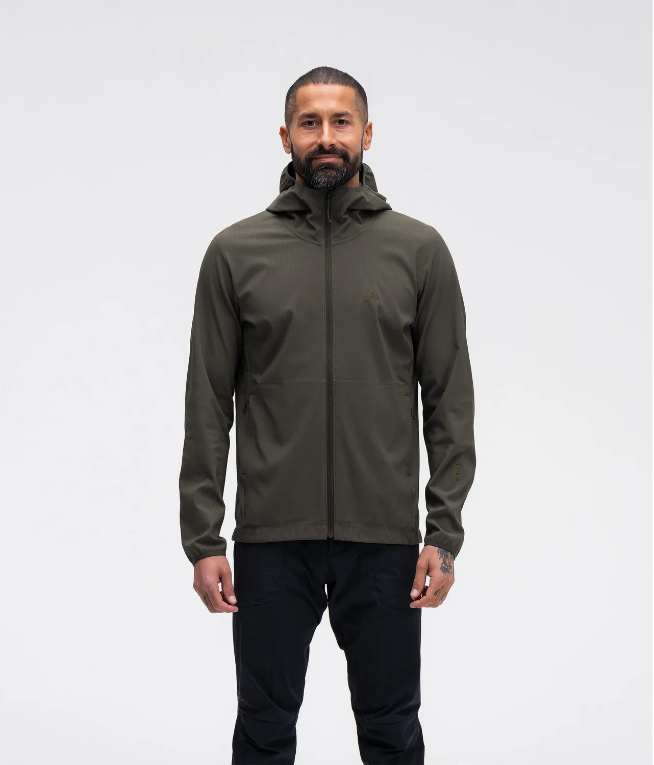 7MESH Spruce Hoody huvtröja Lake Blue vindskyddande