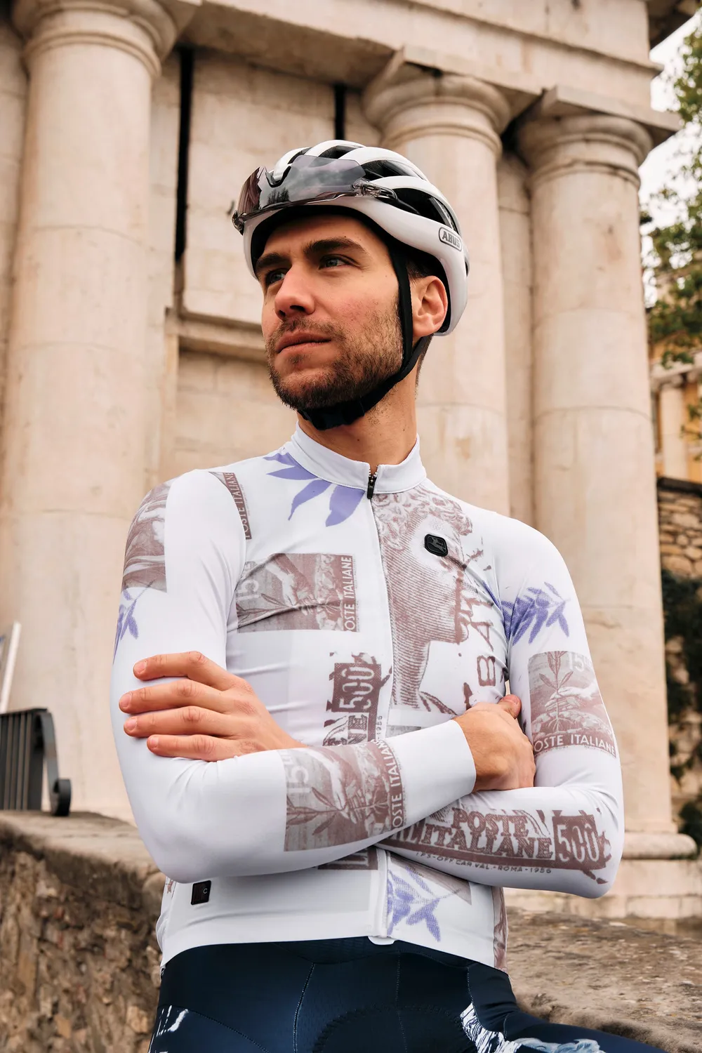 Giordana La Posta FR-C Pro cykeltröja herr vit