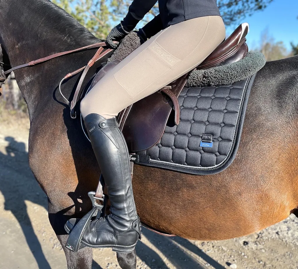 ZacZess Dressage Shadow Grey dressyrschabrak grå Full Quick Dry