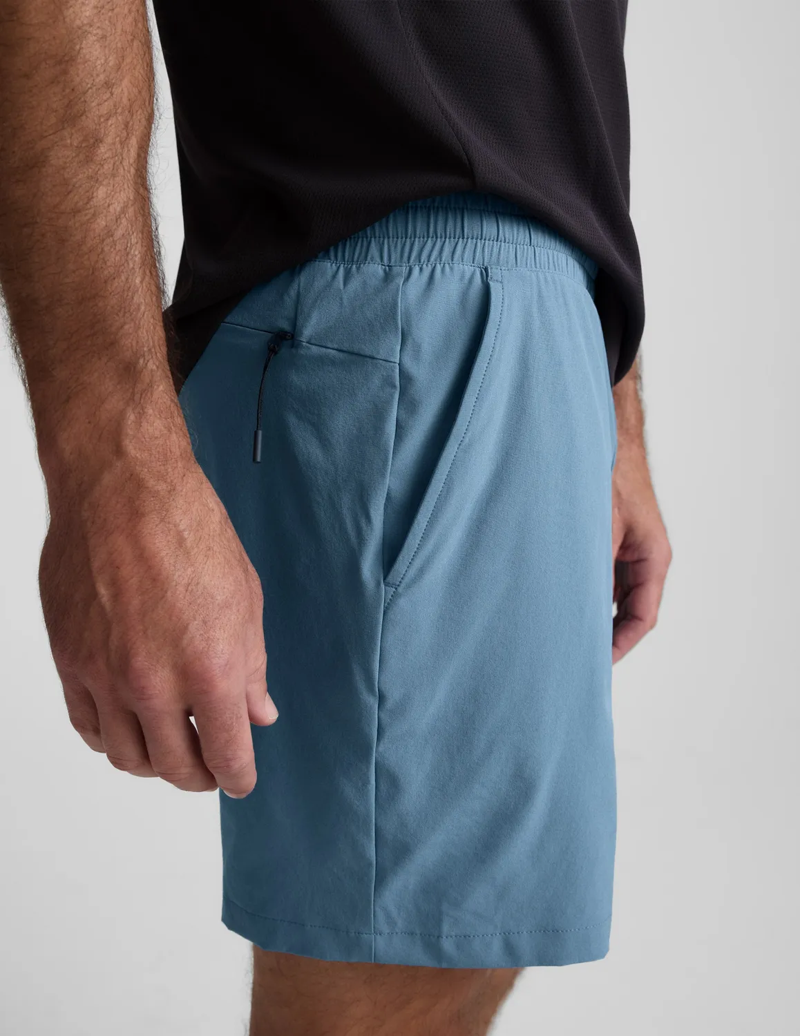 Beyond Yoga Pivotal 2.0 träningsshorts 7 tum Harbor Blue
