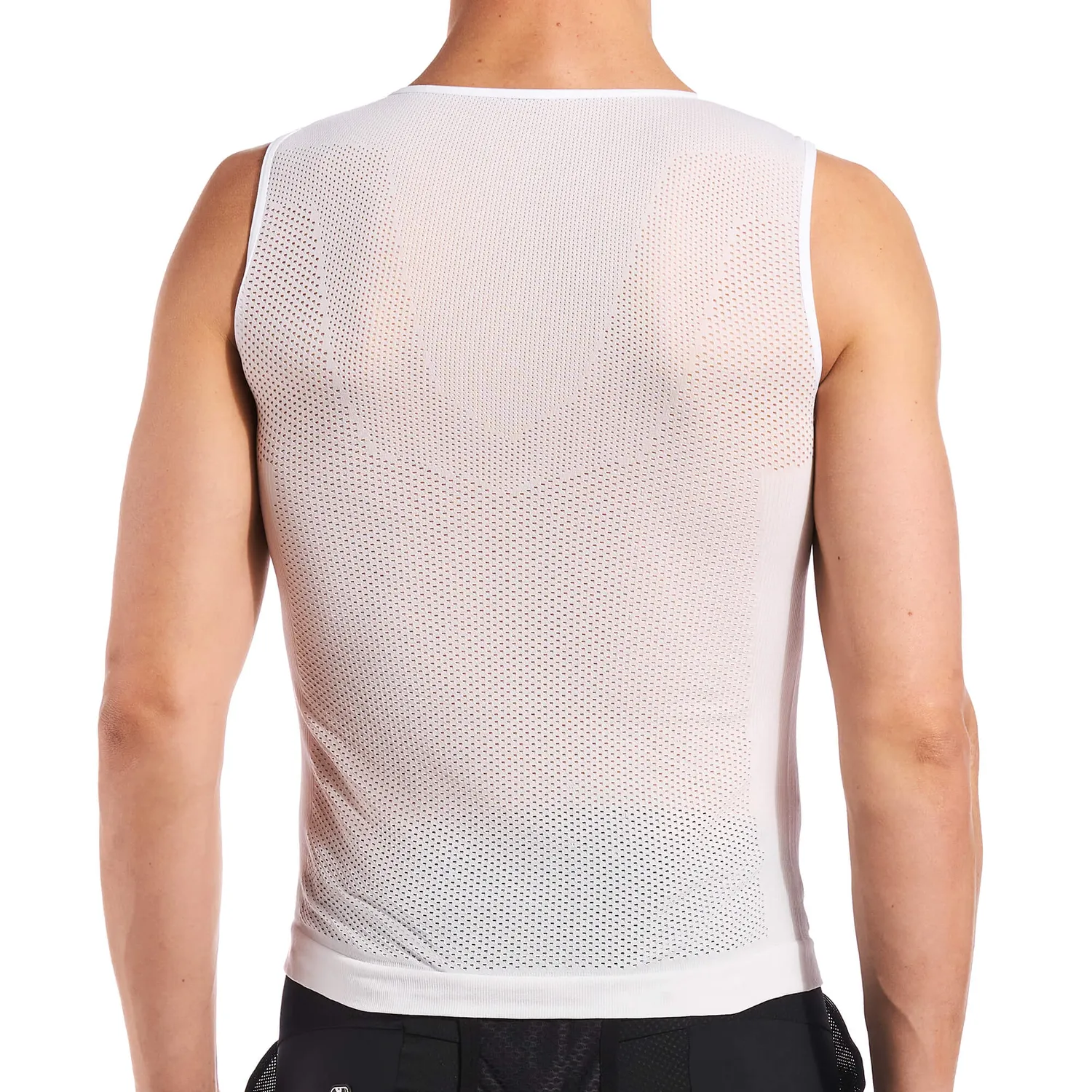 Giordana Ultralight Knitted Sleeveless underställströja svart tunn