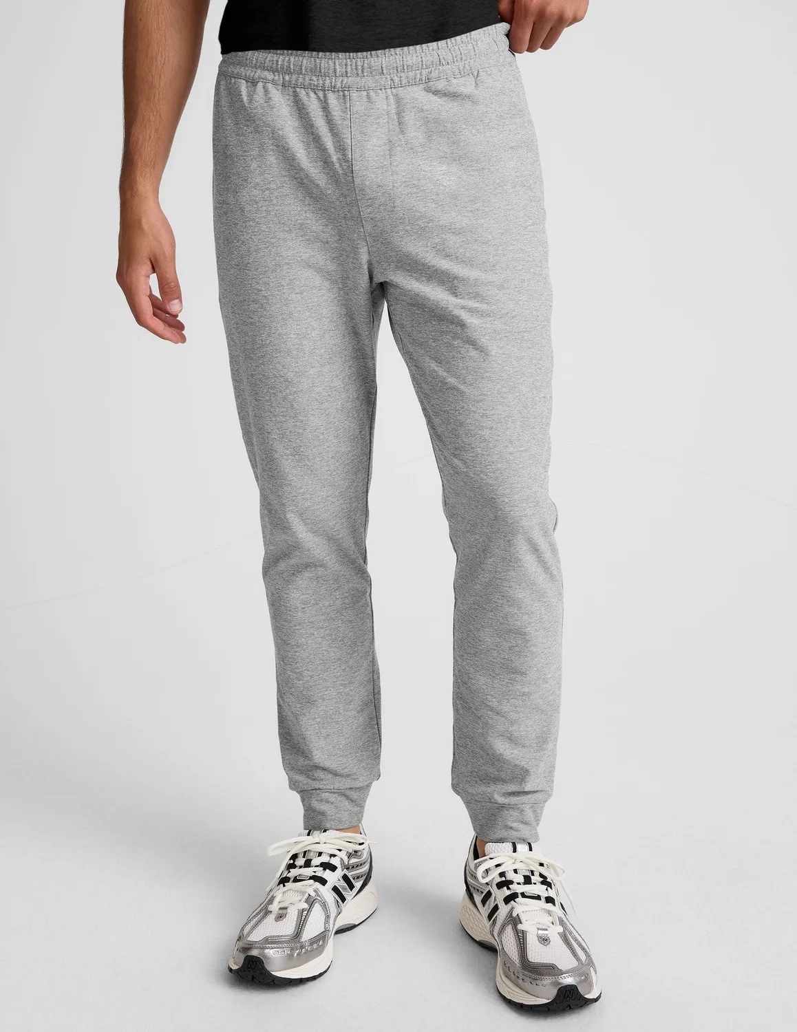 Beyond Yoga Spacedye Freefit joggerbyxor silver mist slim fit