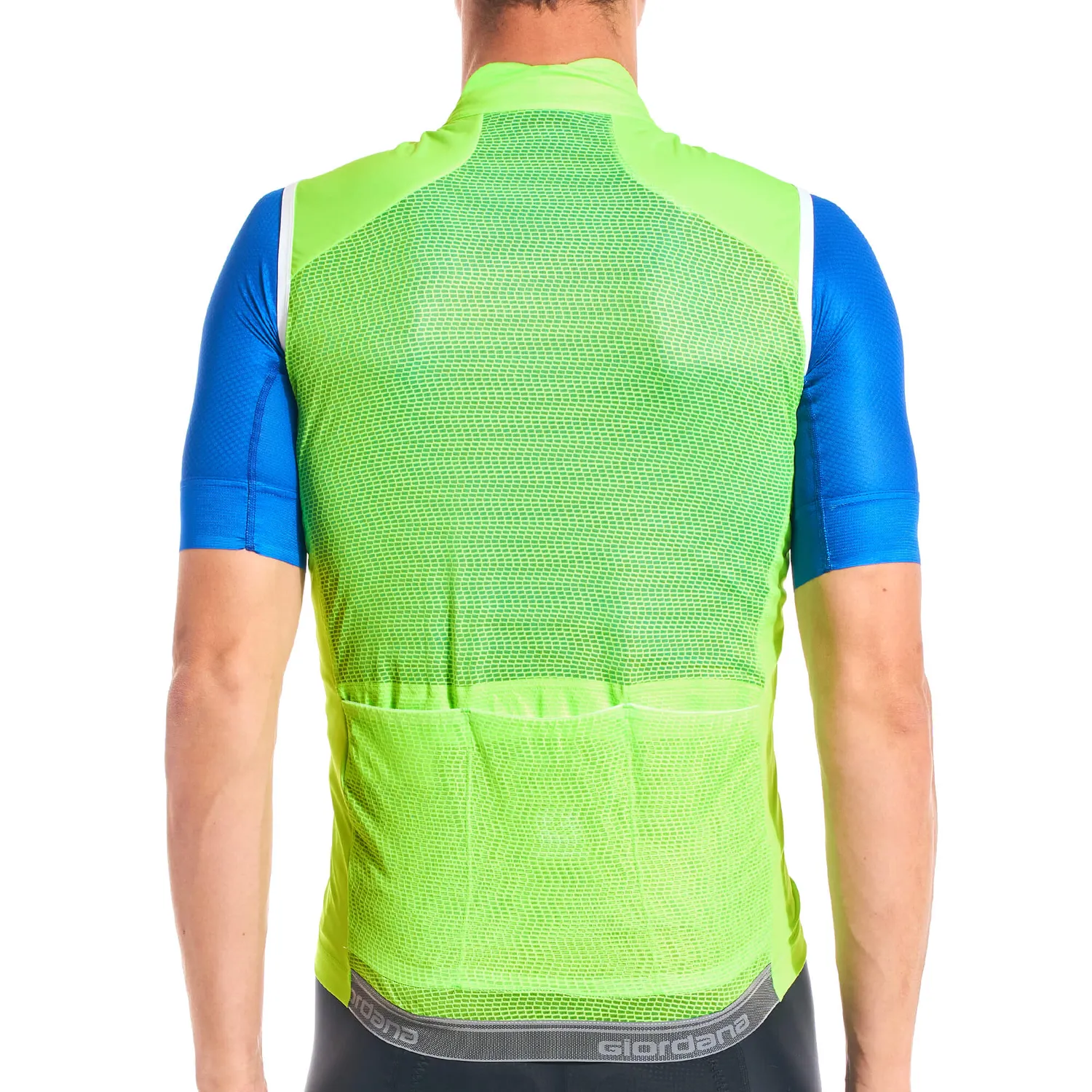 Giordana Neon Wind Vest cykelväst neon packbar