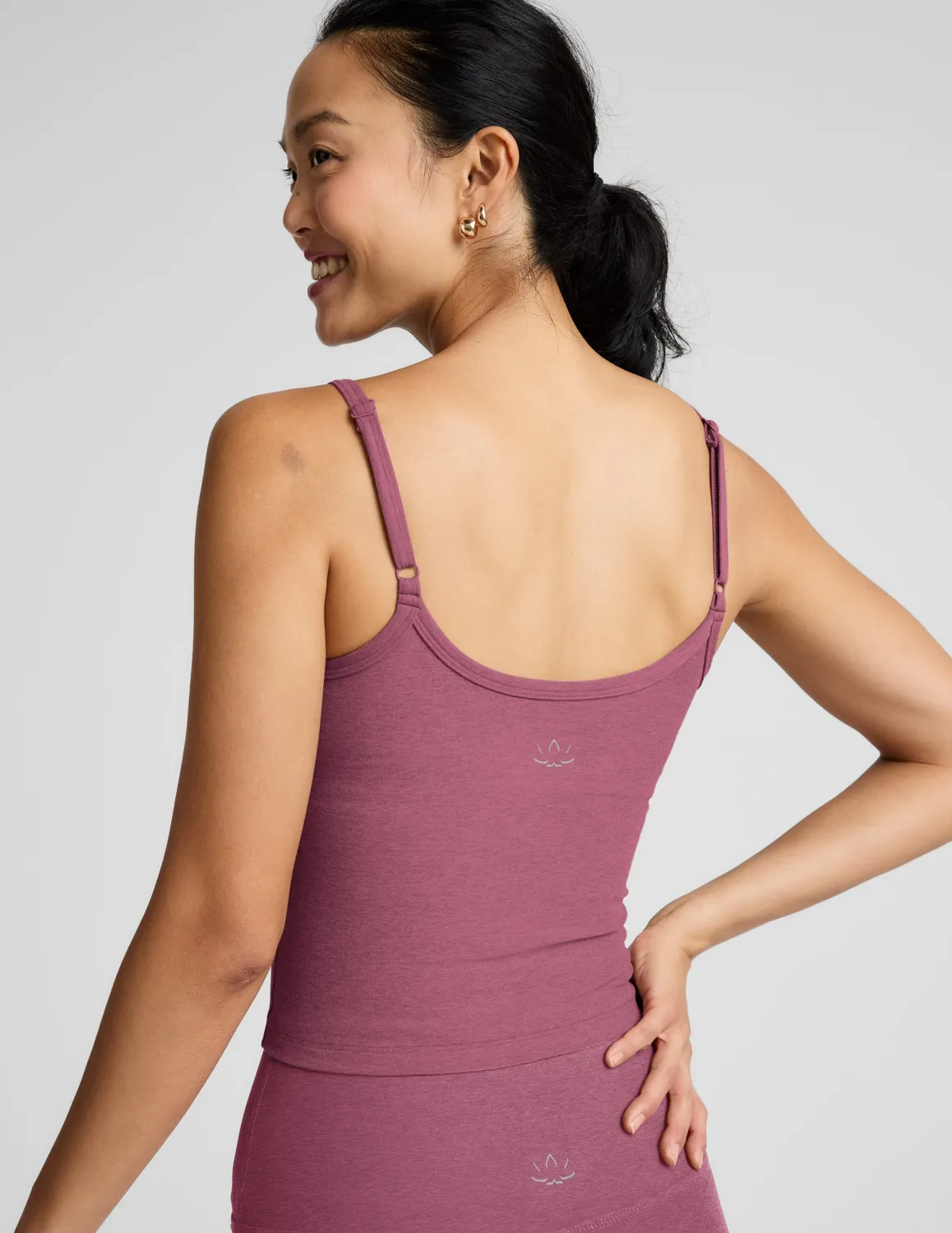 Beyond Yoga Spacedye Forever linne Smooth Mauve tunn