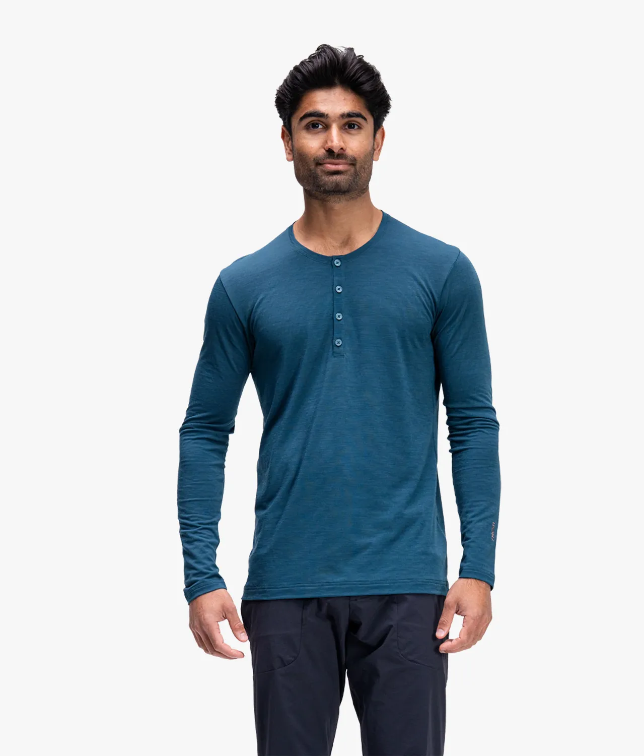 7MESH Desperado Merino Henley långärmad tröja Alpine