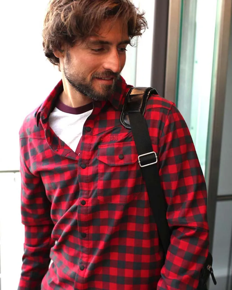 Zimtstern Timbaz Shirt flanellskjorta herr rutmönstrad