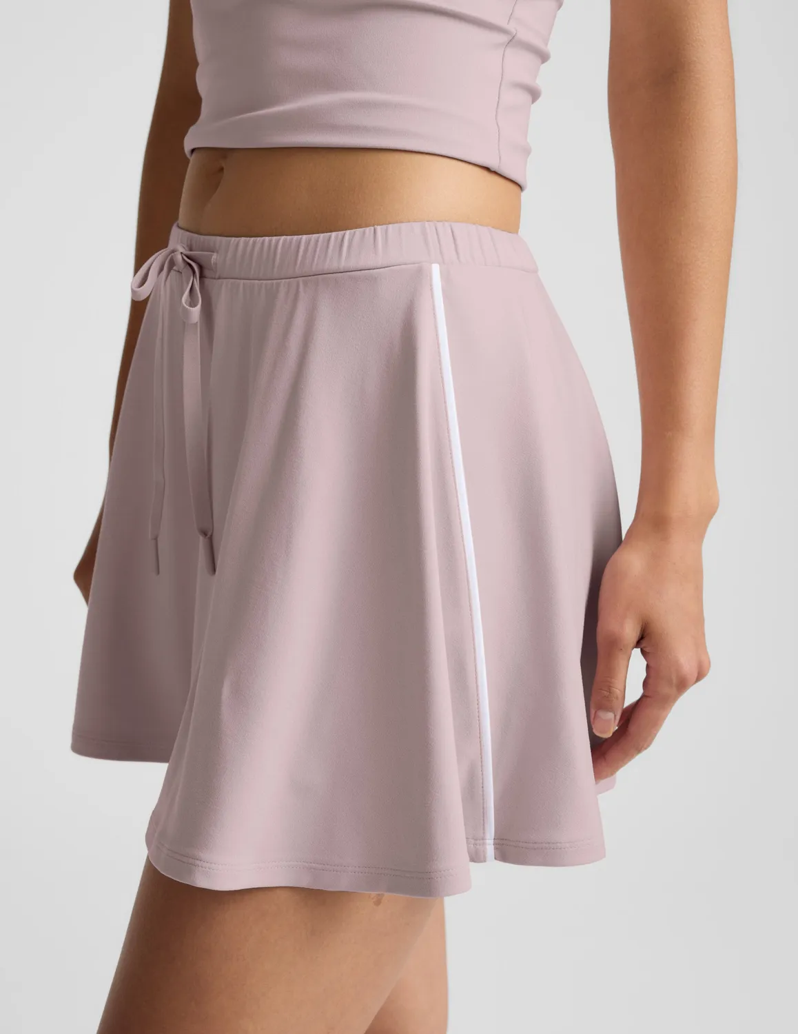 Beyond Yoga Sport Active Drawcord Mini Skirt kjol Blush Blooms blommig