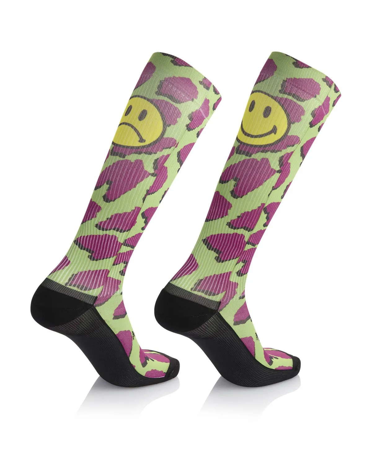 MB Wear Trail Spirit Long Happy löparstrumpor L–XL kompression