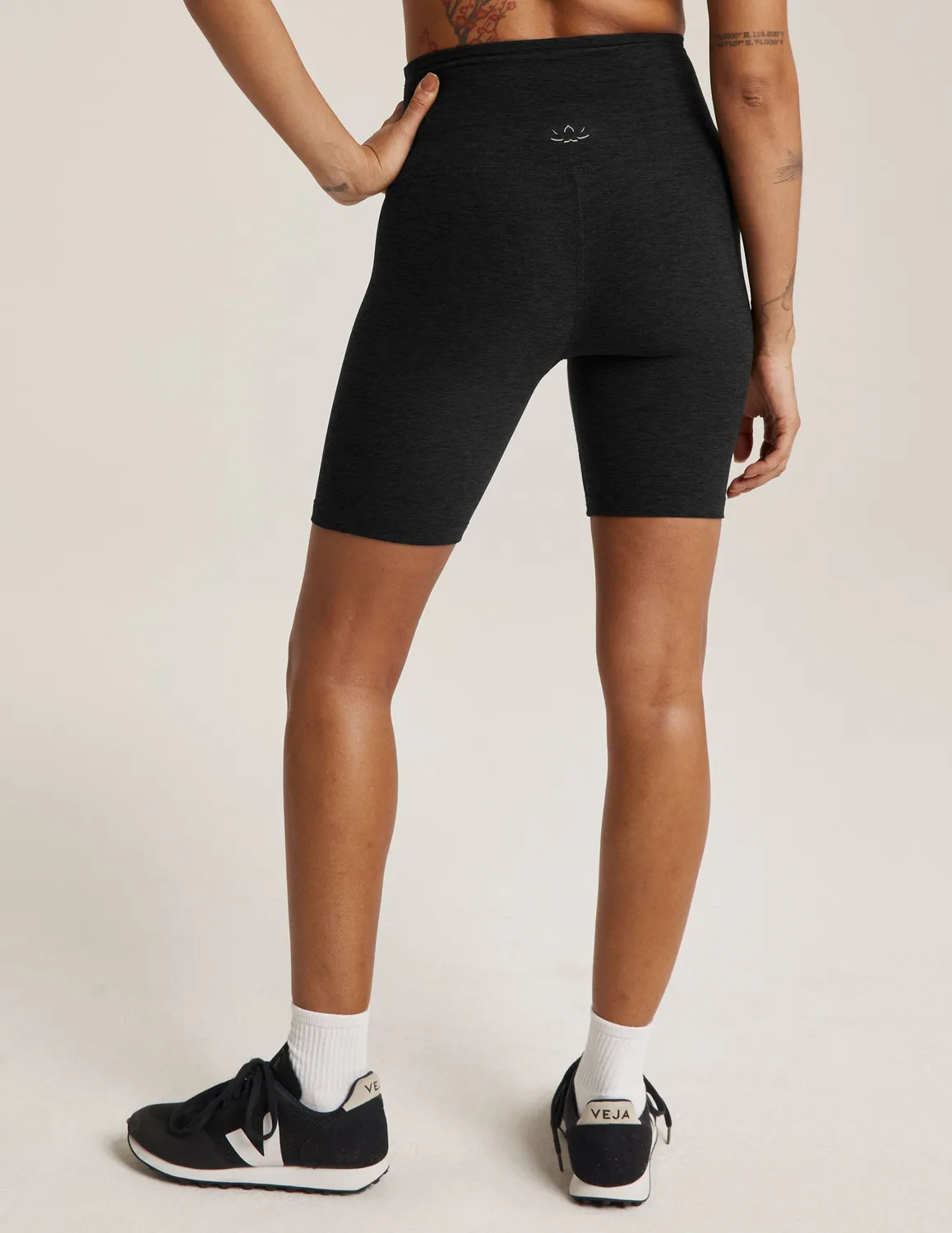 Beyond Yoga Spacedye Keep Pace 7 träningsshorts darkest night