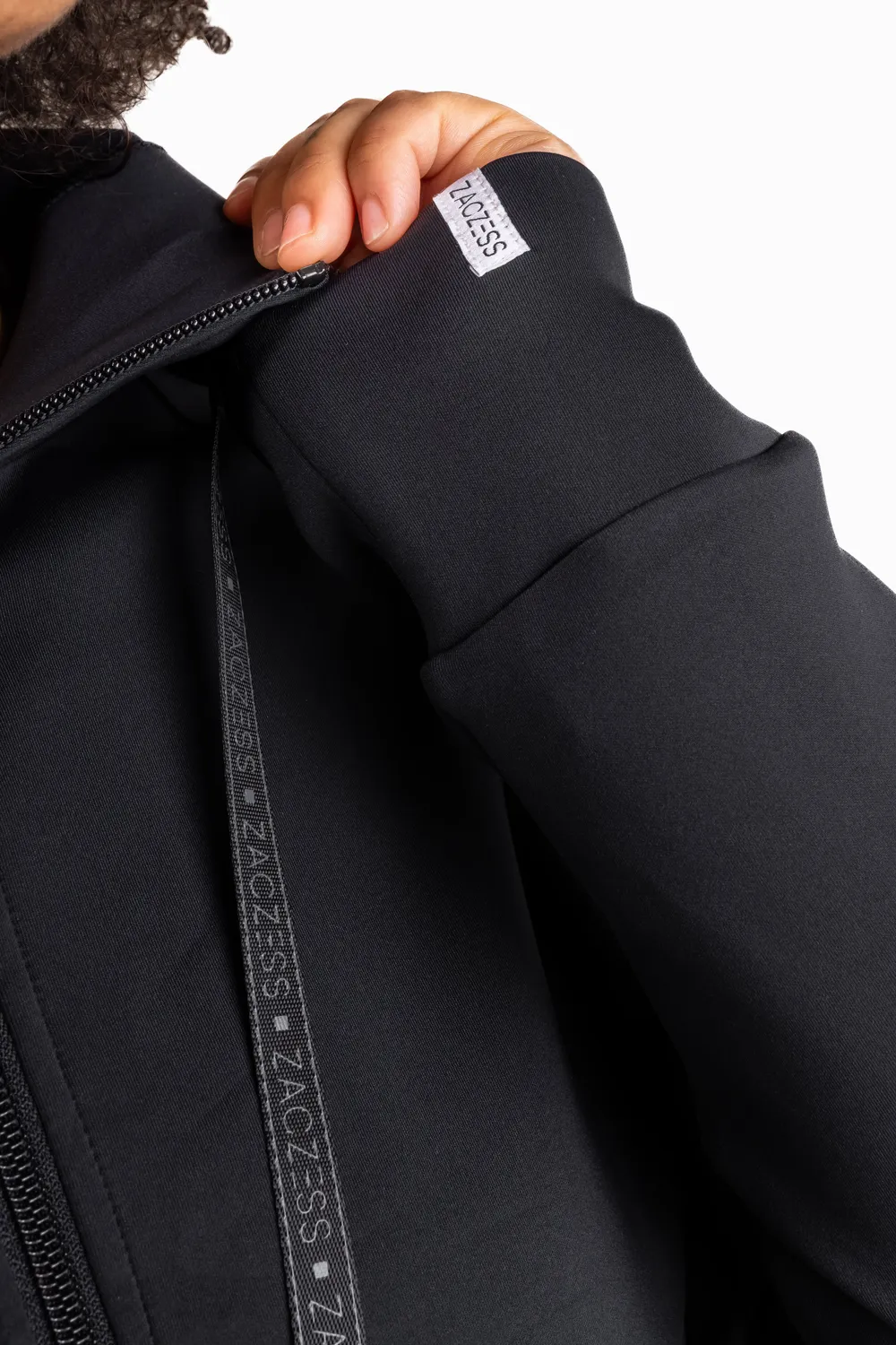 ZacZess Brooklyn Black hoodie plus L-2XL