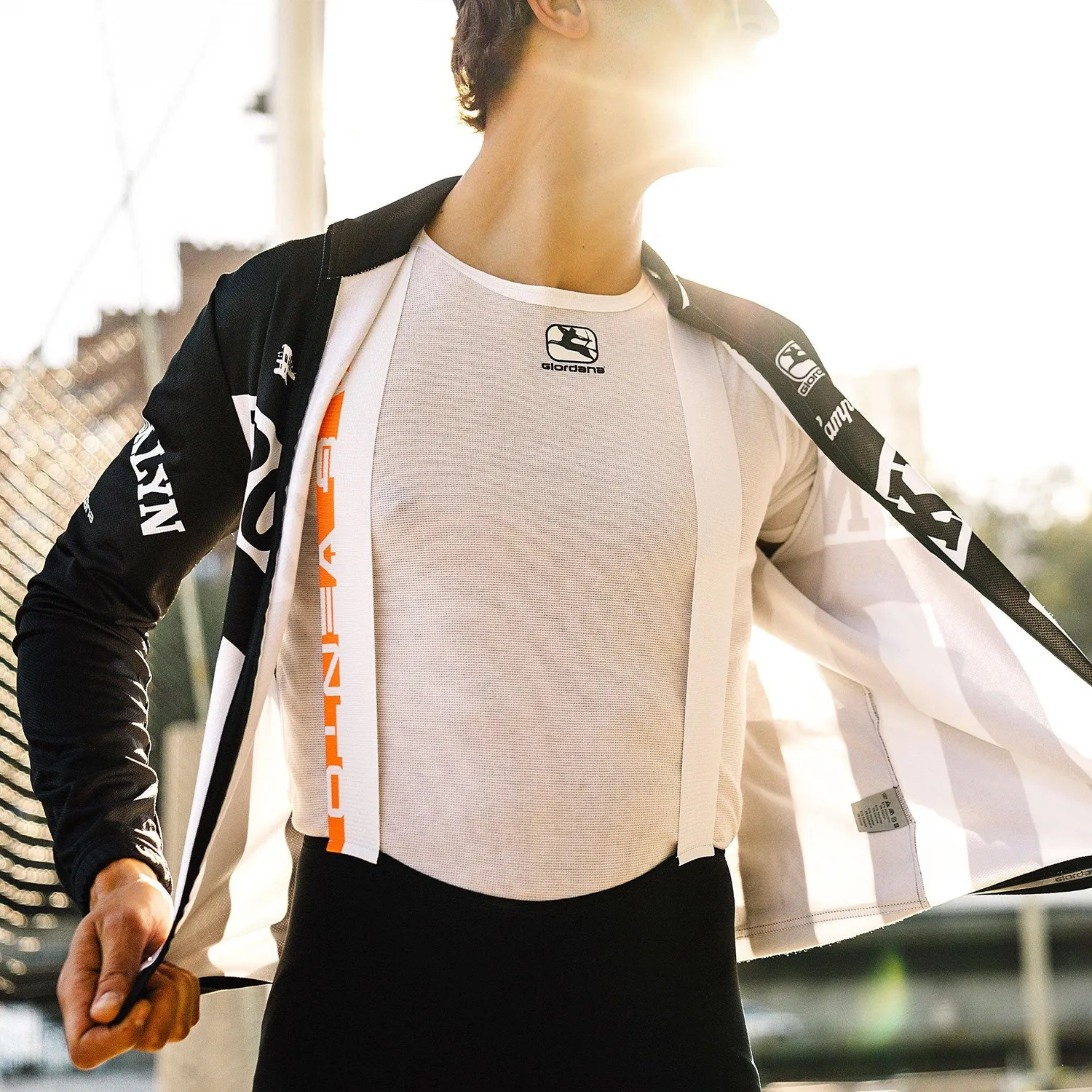 Giordana Dri-Release baslinne herr vitt snabbtorkande