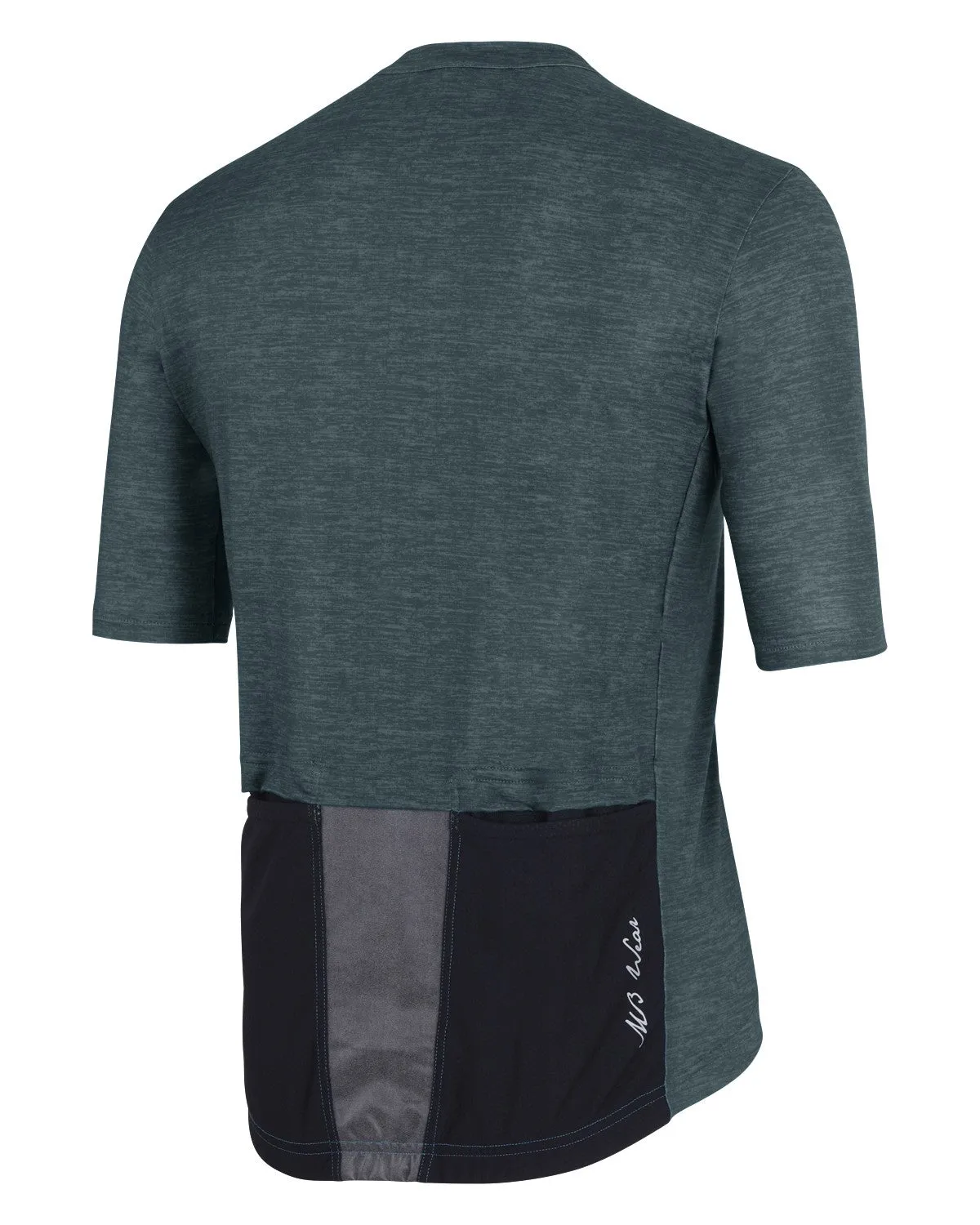 MB Wear Gravel Allday Green cykeltröja knappar