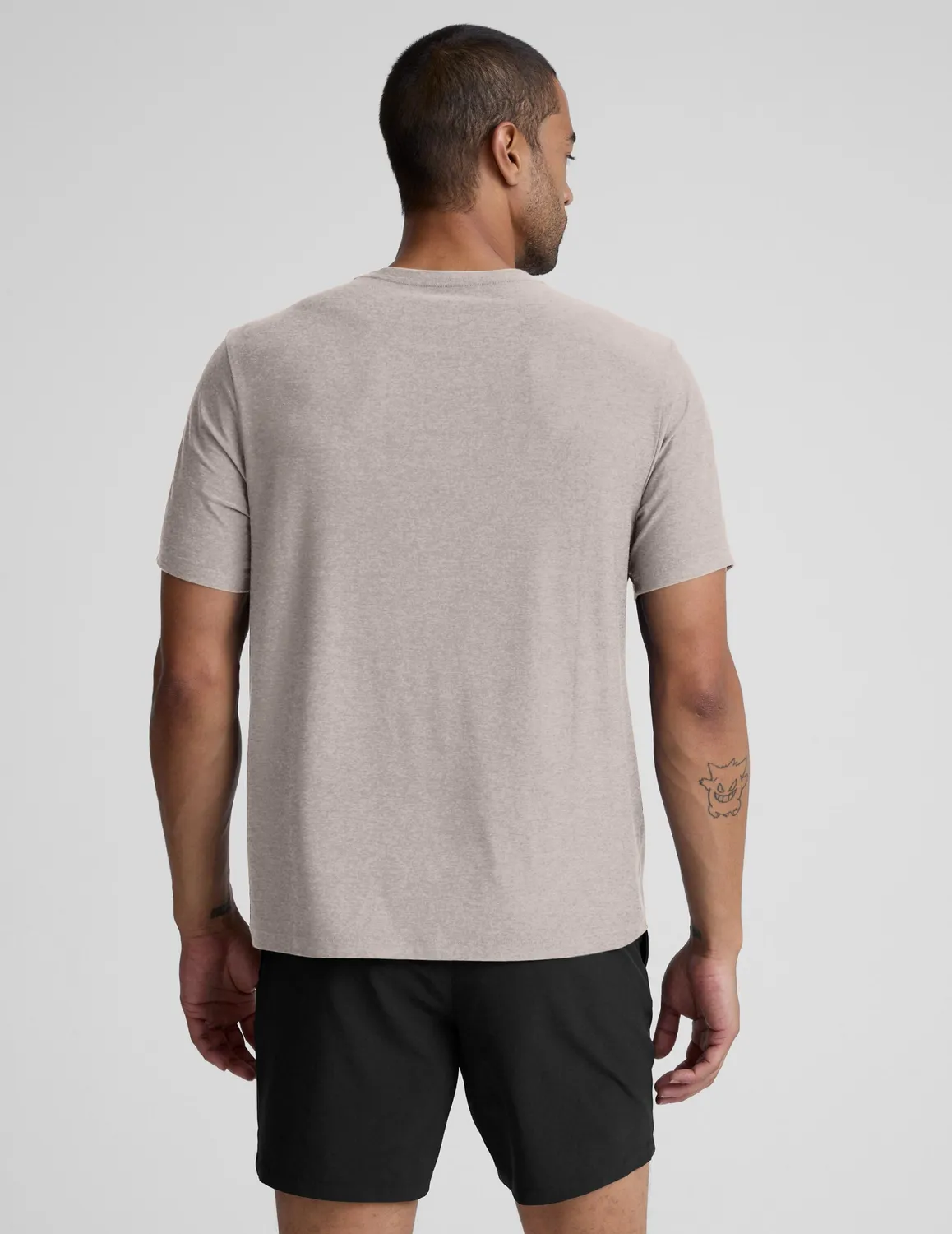 Beyond Yoga Always Beyond Crew Tee 2.0 t-shirt elk heather lätt