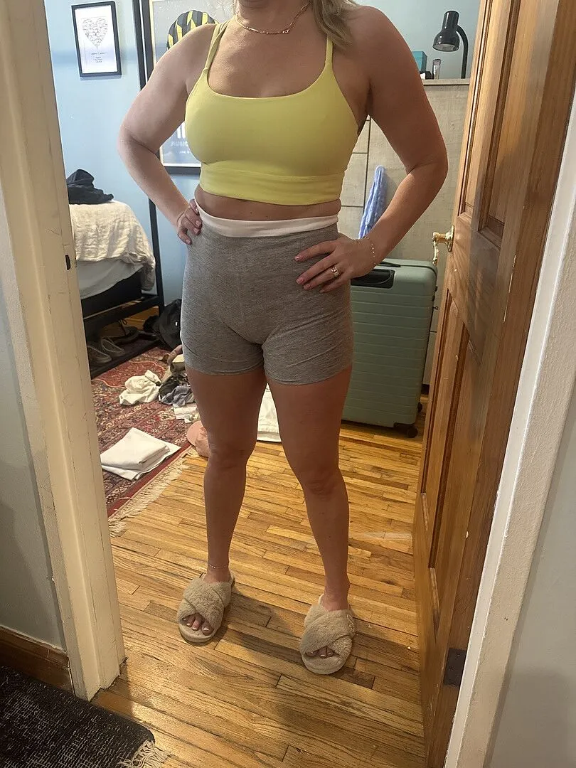 Beyond Yoga Spacedye Layered 3 Short shorts Heather Gray
