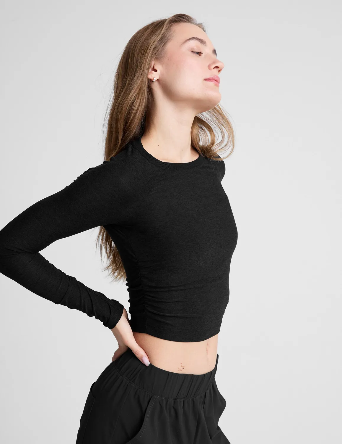 Beyond Yoga Featherweight Your Fit Långärmad Träningströja svart