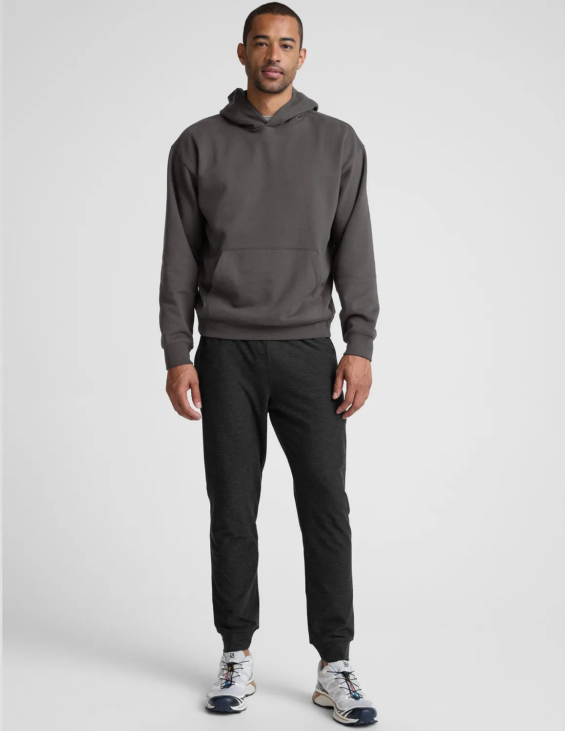 Beyond Yoga LuxeFleece Classic hoodie black ash lös