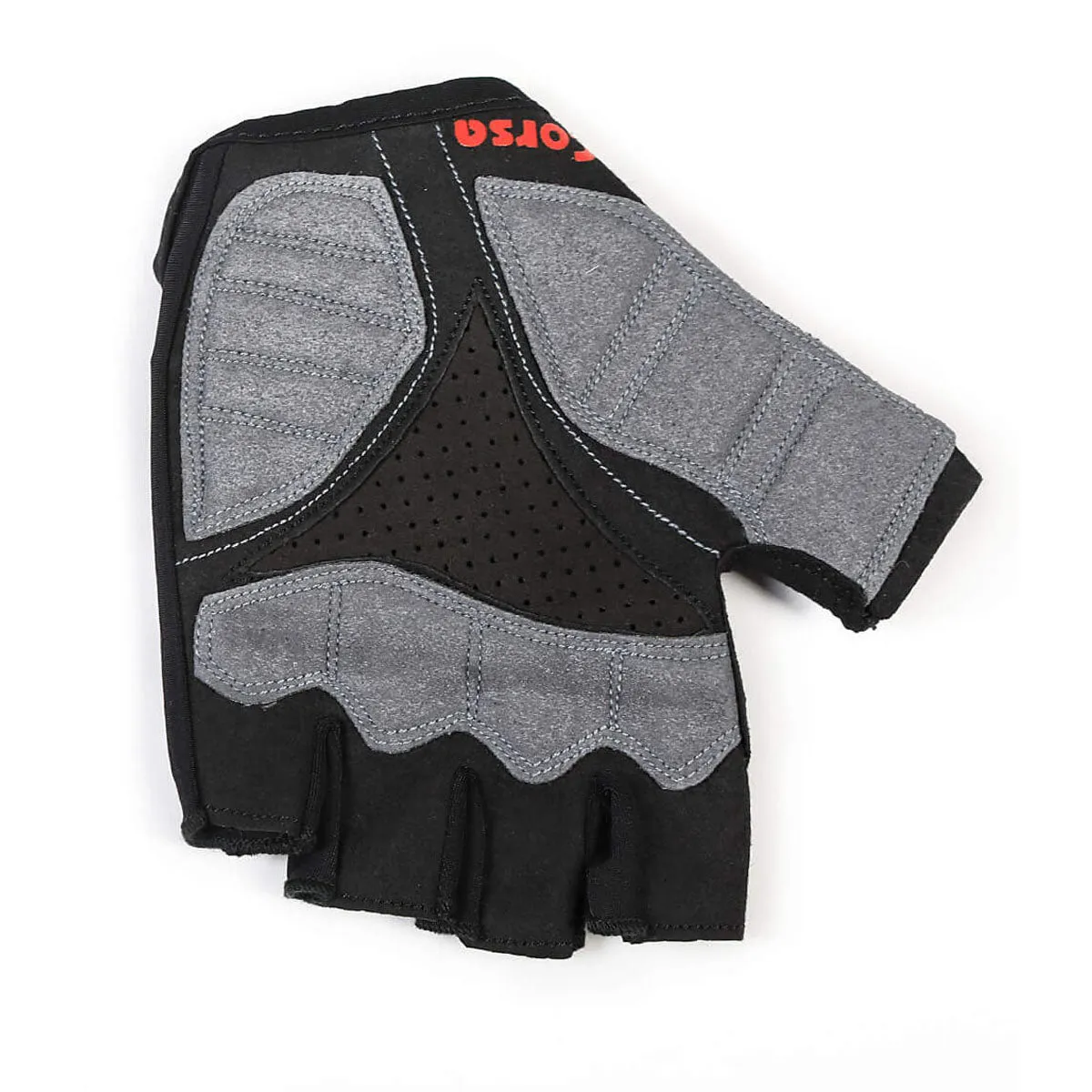 Giordana Corsa cykelhandskar korta röda vadderade