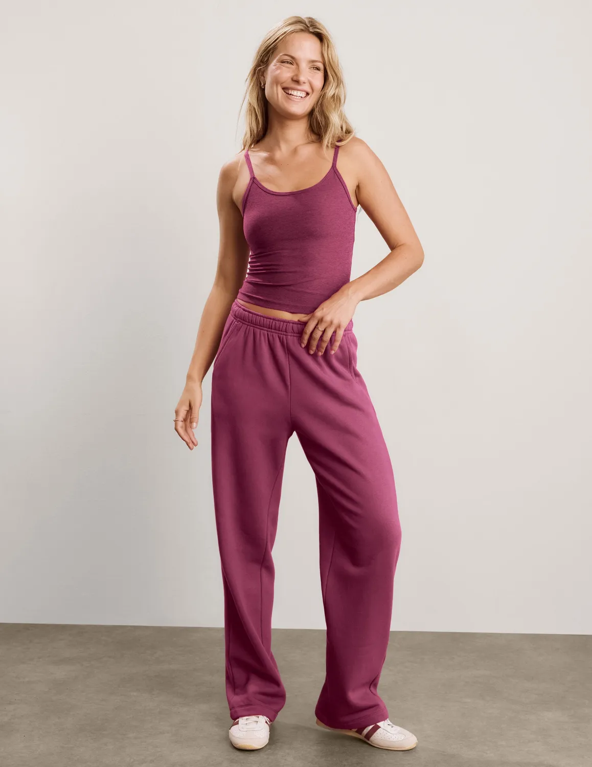 Beyond Yoga Spacedye Forever Tank linne Granatäpple tight