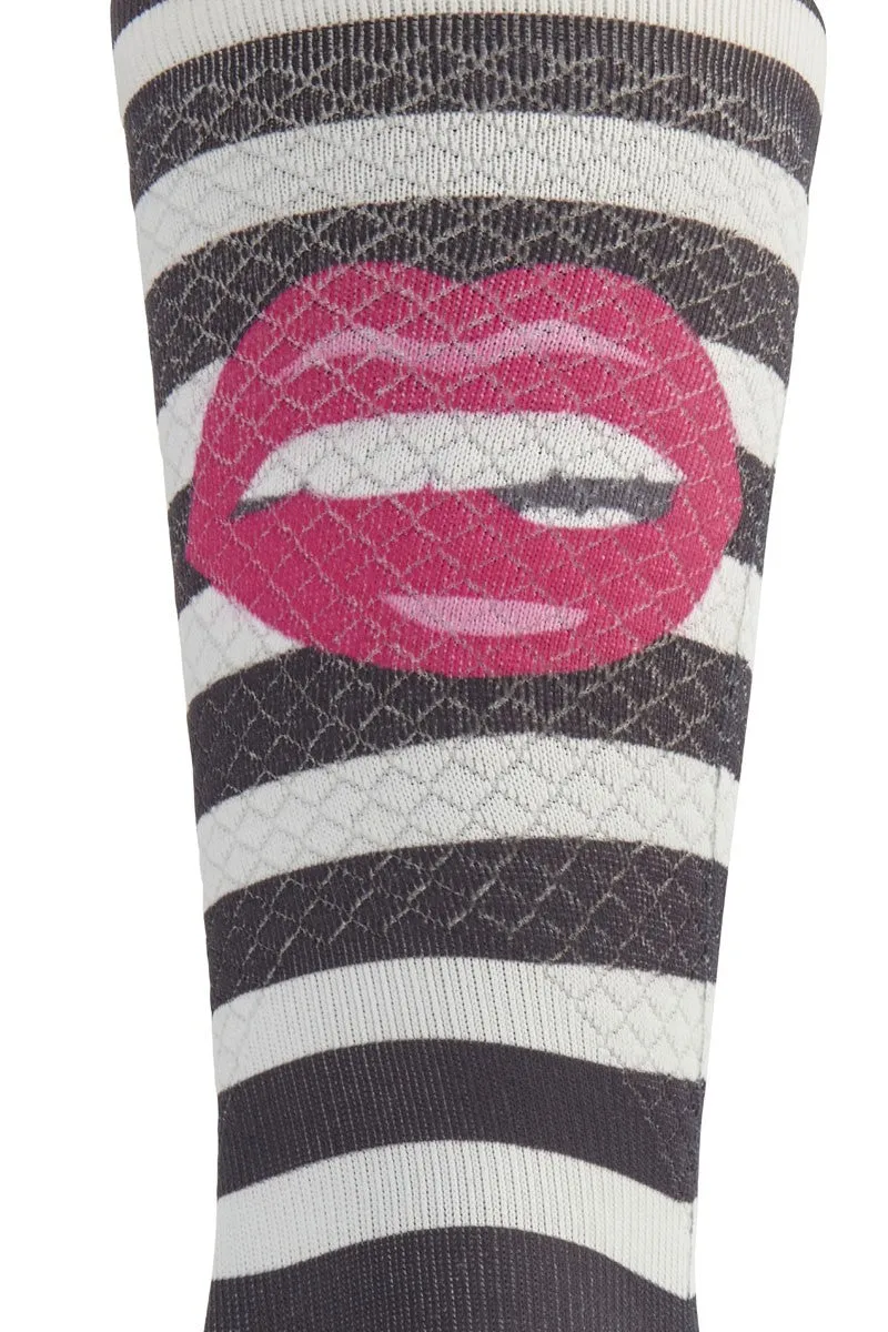 MB Wear Fun Kiss cykelstrumpor mönstrad