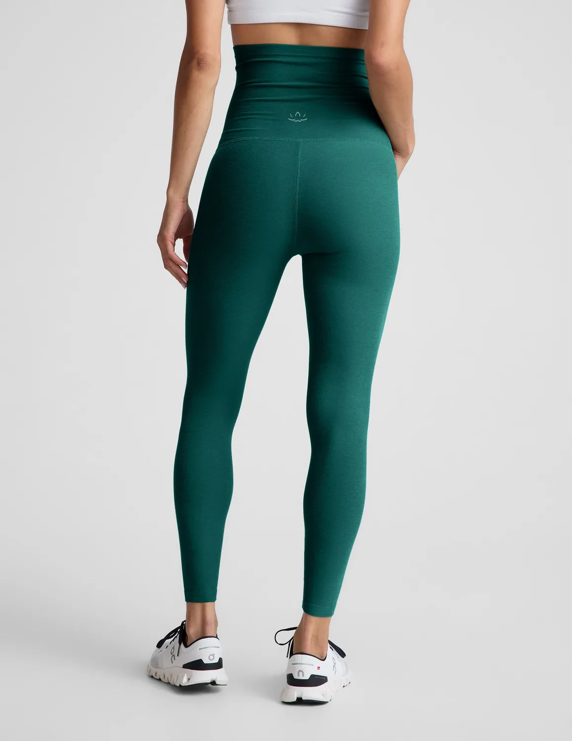 Beyond Yoga Spacedye Love the Bump mammaleggings Teal Sea midi