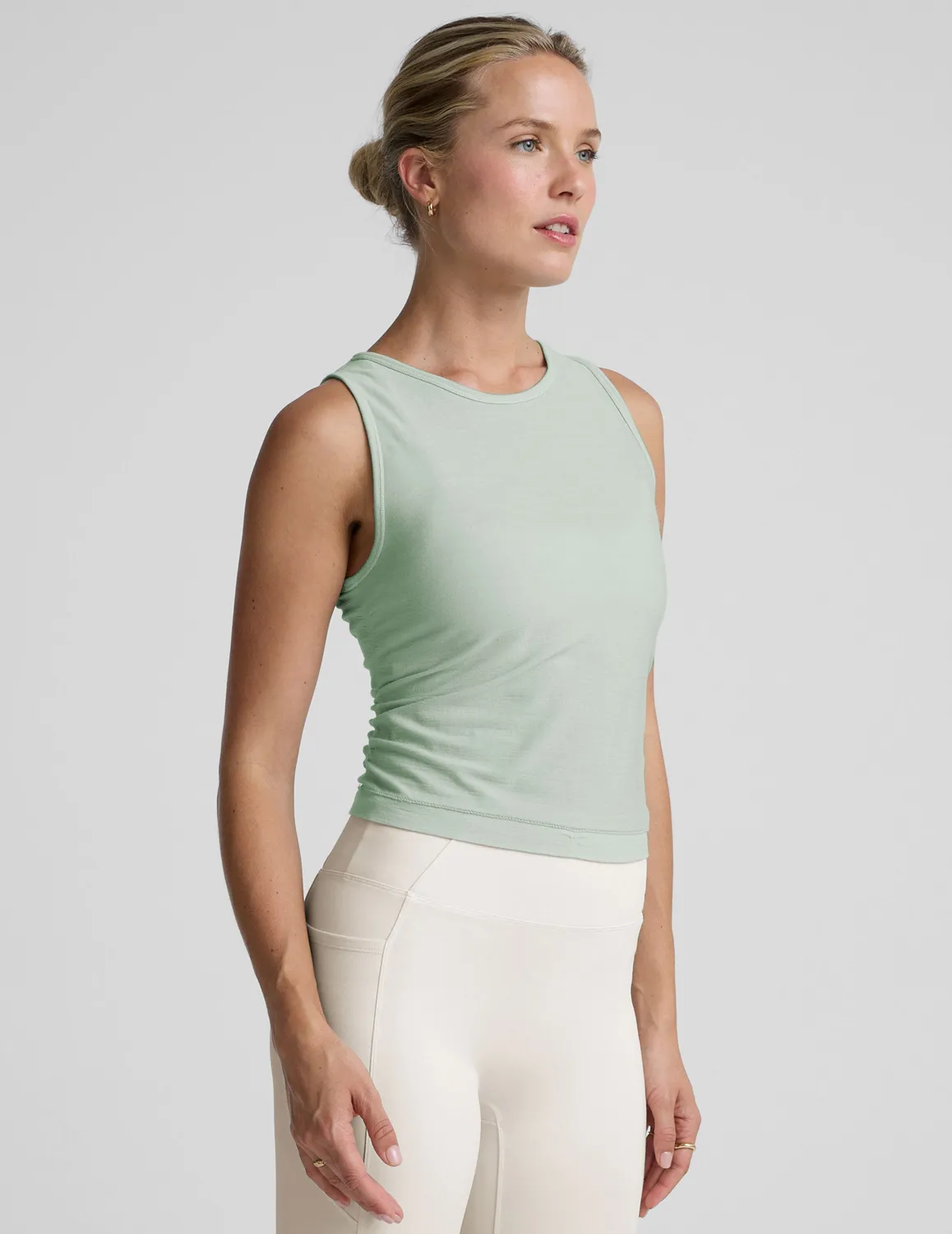 Beyond Yoga LuxeKnit Merino Wool Racerback linne Mist Spray merinoull