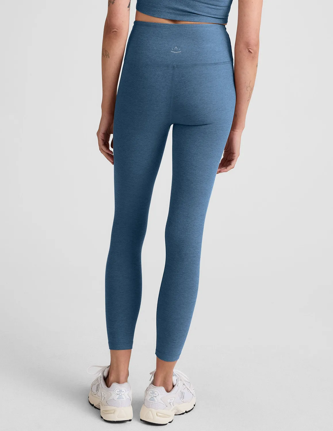 Beyond Yoga Spacedye Caught In The Midi Legging Washed Denim