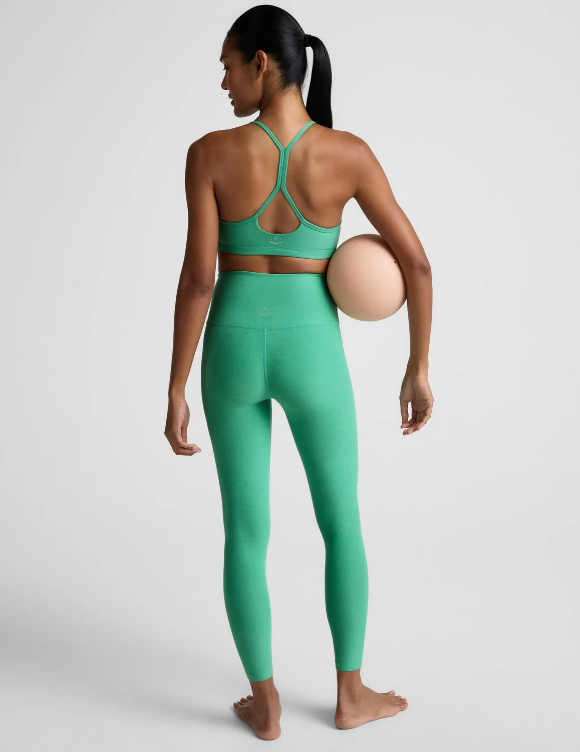 Beyond Yoga Spacedye Caught In The Midi High Waisted leggings bright emerald