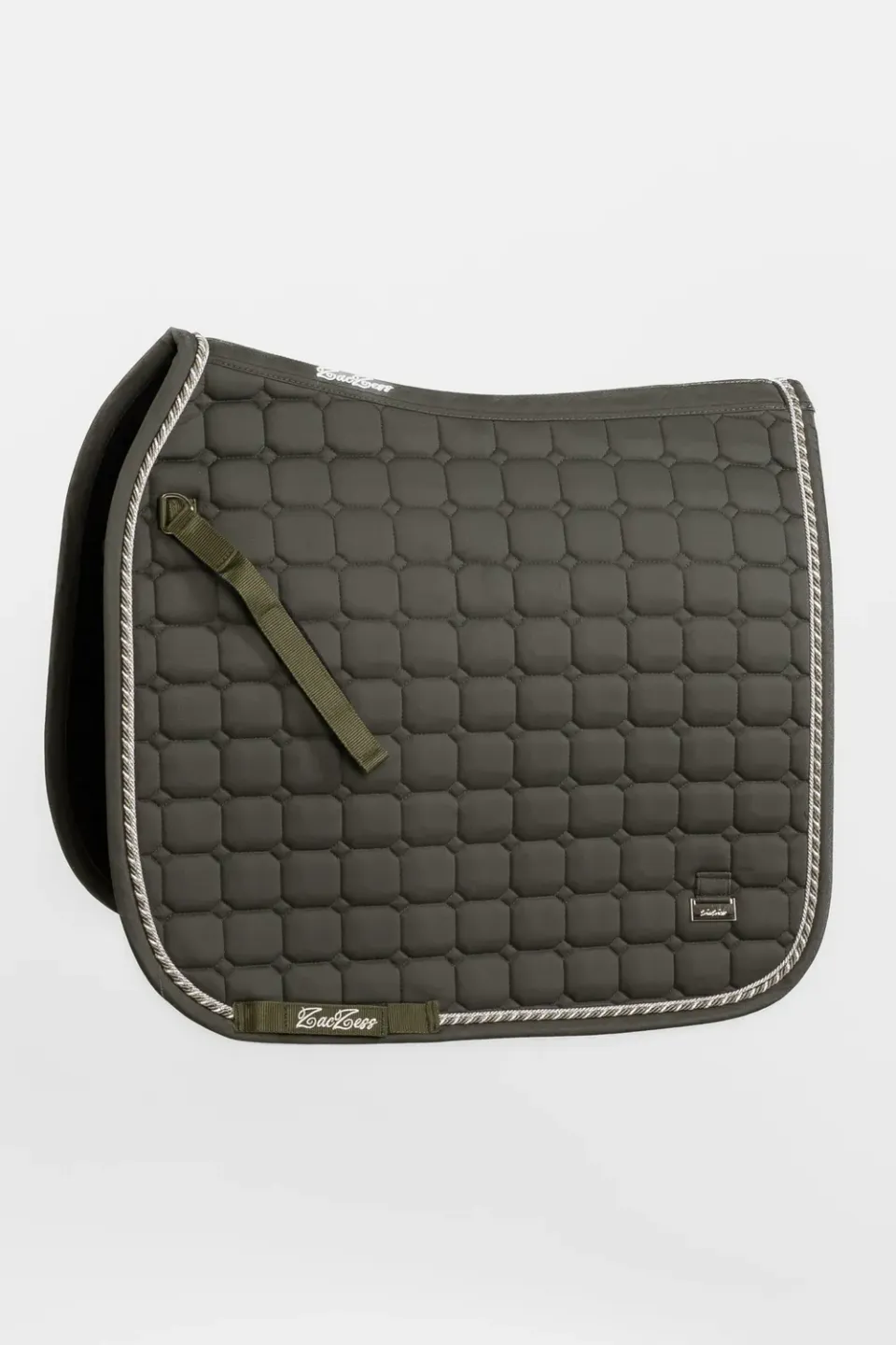 ZacZess Dressage Olive dressyrschabrak grön Full Quick Dry