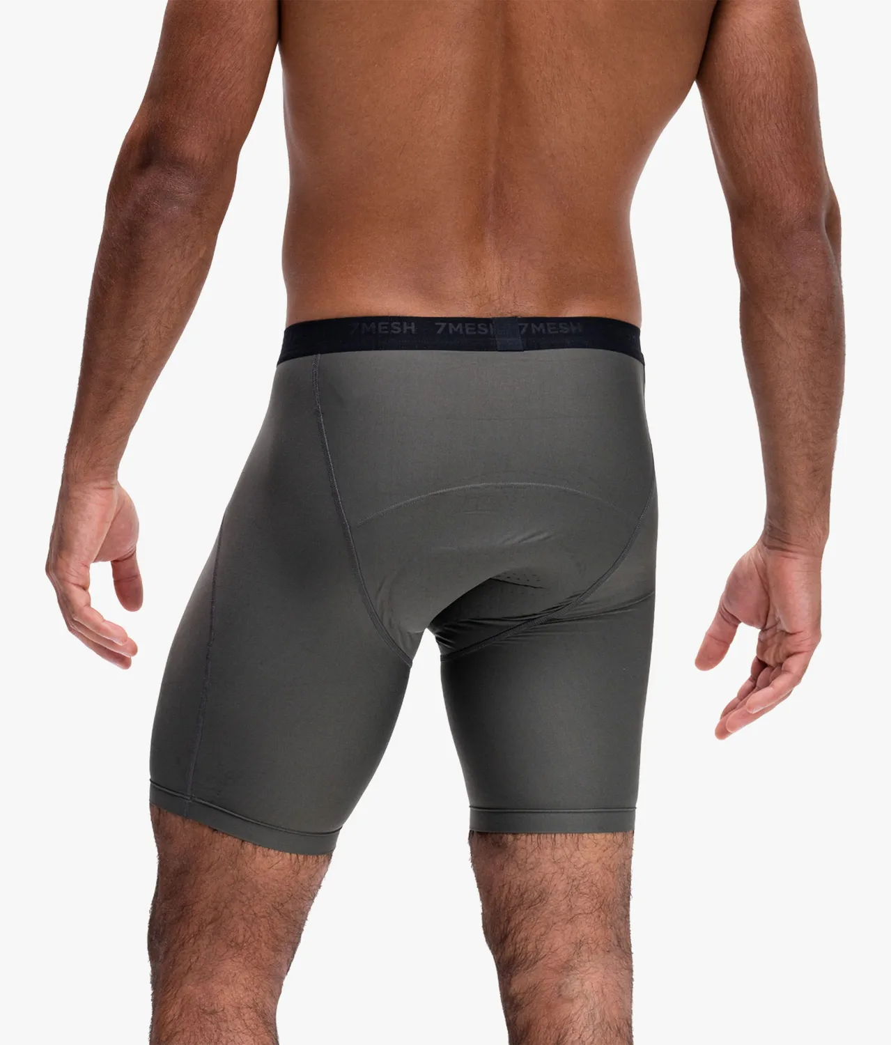 7MESH Foundation cykelboxer herr Dark Shadow ventilerad