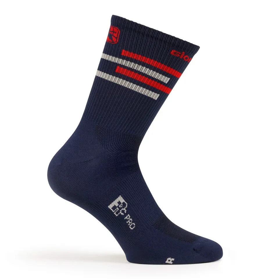 Giordana FR-C Tall Lines cykelstrumpor hög antibakteriell