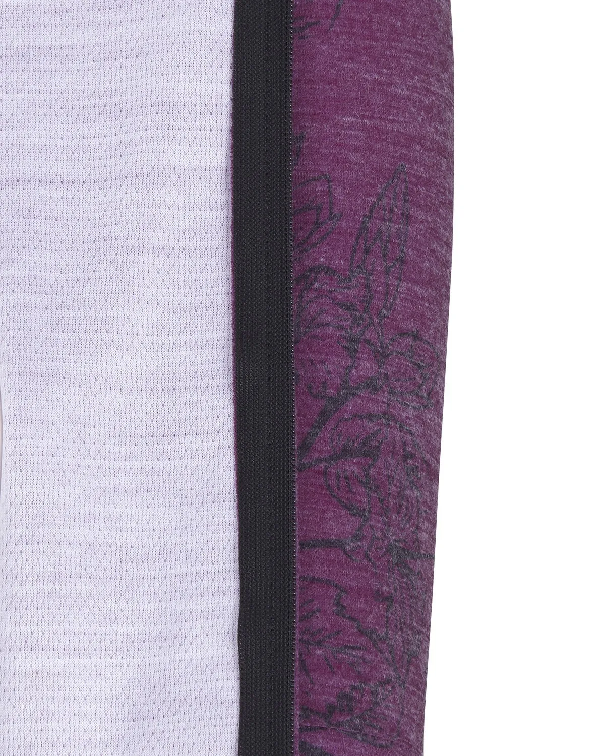 MB Wear Gravel Nature Violet Flowers cykeltröja ullblandning