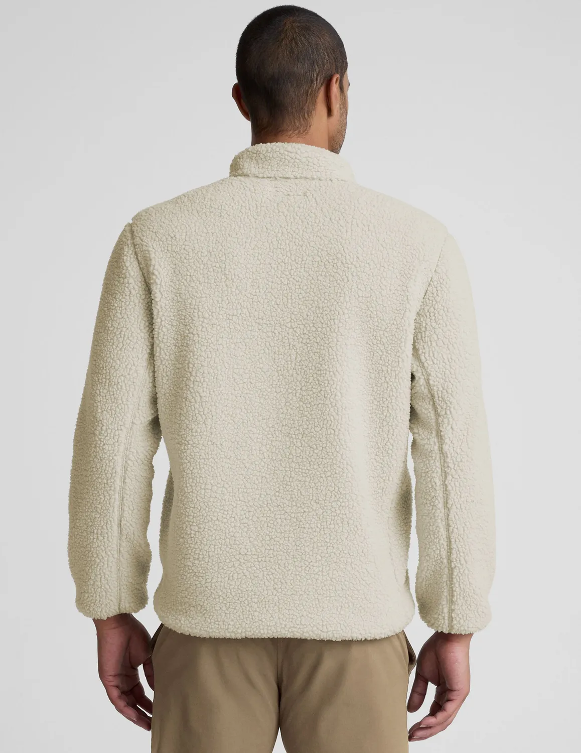 Beyond Yoga Boucle Fleece zipjacka Sand mjuk