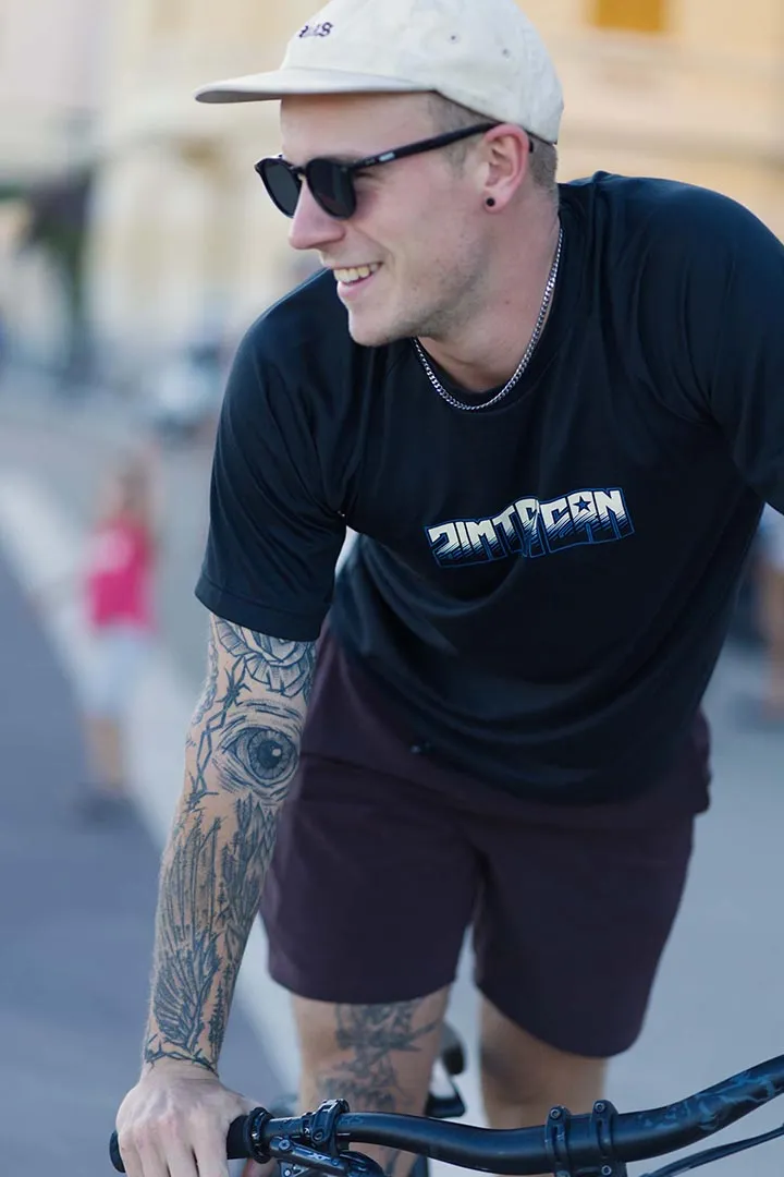 Zimtstern Heavy Pedalz Tee SS Men t-shirt herr återvunnen