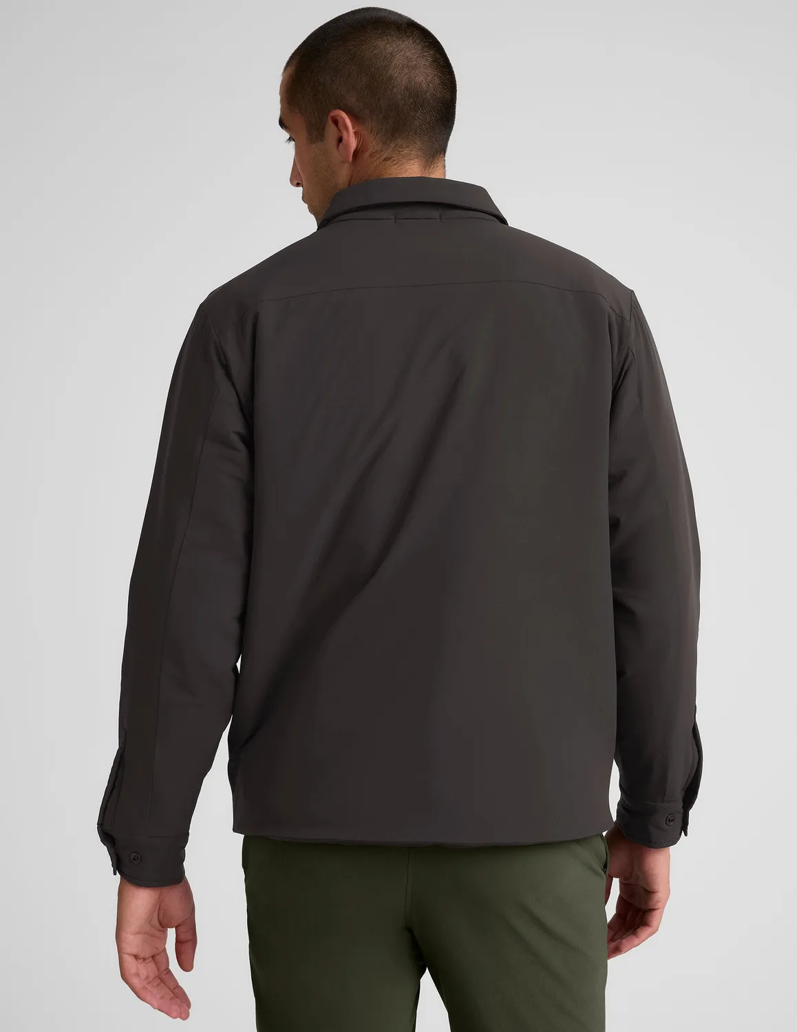 Beyond Yoga In Flight Insulated skjortjacka Black Ash vadderad