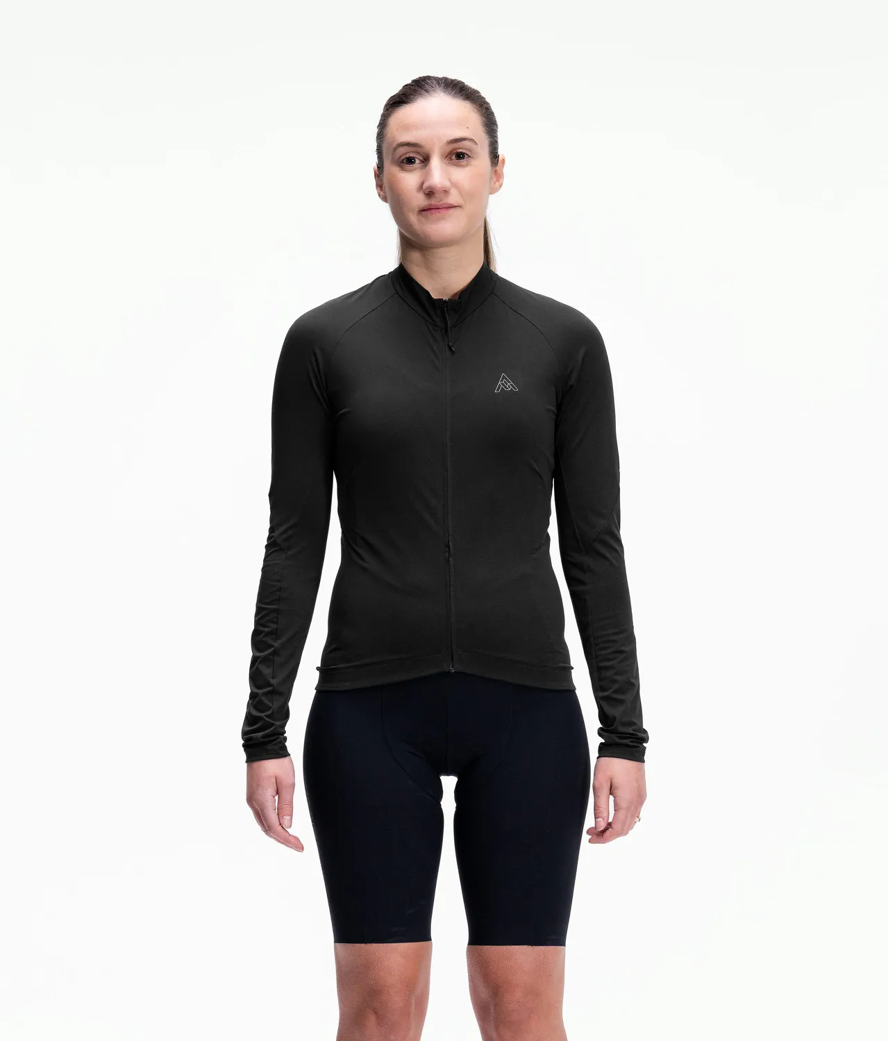 7MESH Atlas långärmad cykeltröja fickor med dragkedja