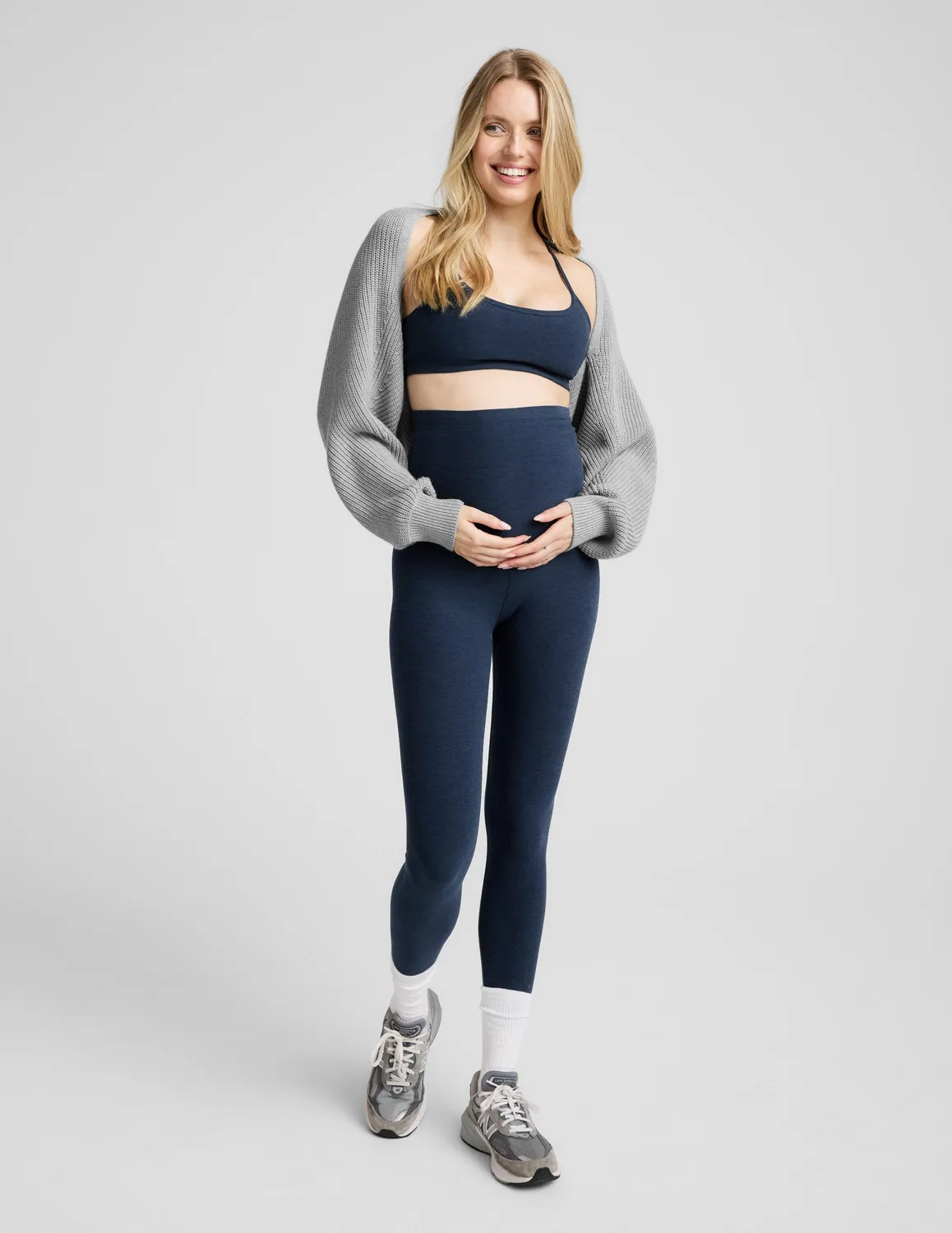 Beyond Yoga Spacedye Love the Bump Midi mammaleggings Nocturnal Navy