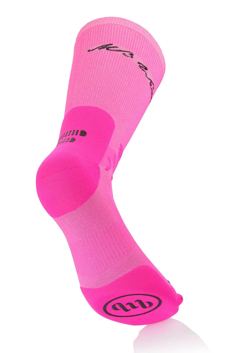 MB Wear Padel Pro padelstrumpor fuxia stabil