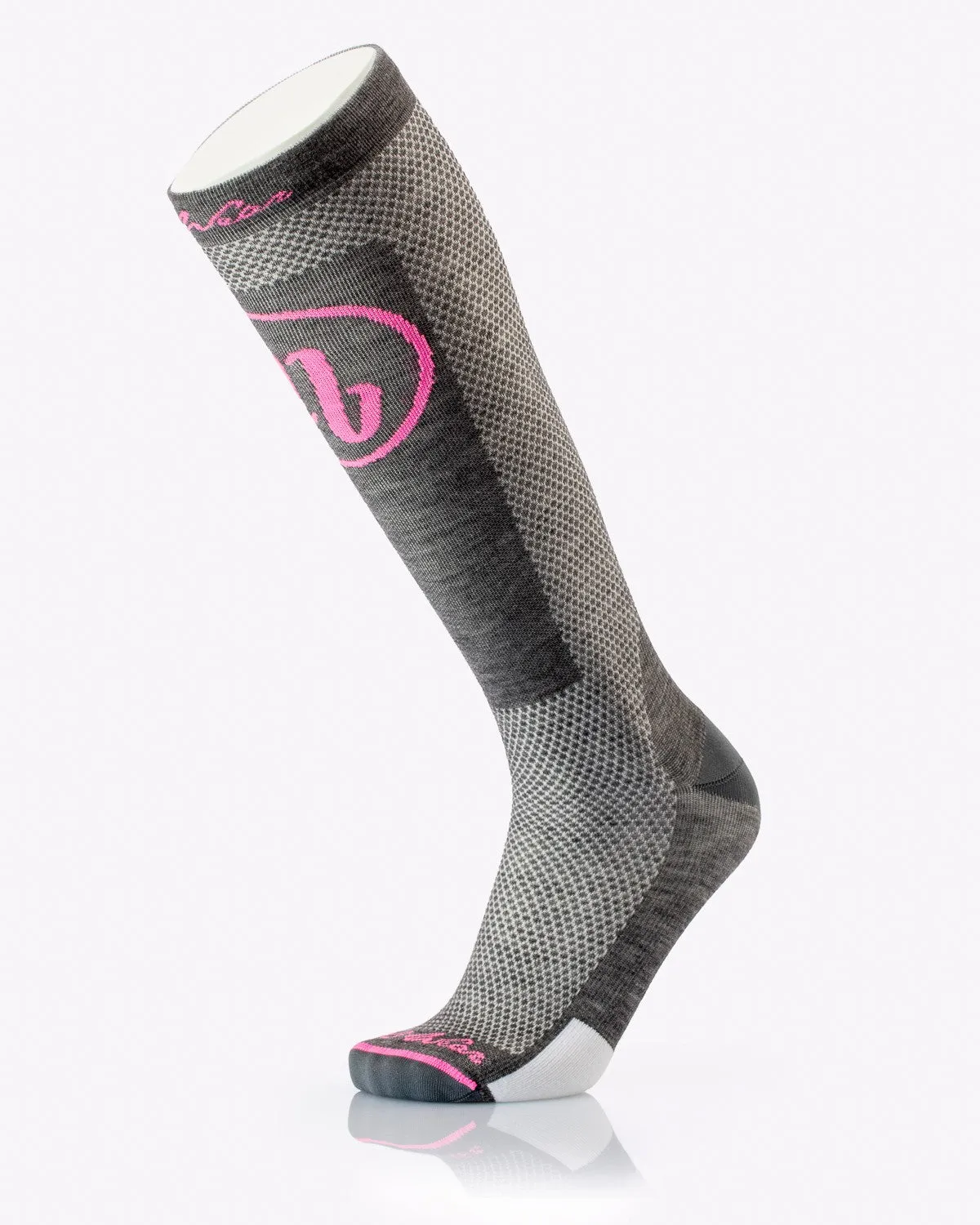 MB Wear Pro Race skidstrumpor M 39-42 grey pink