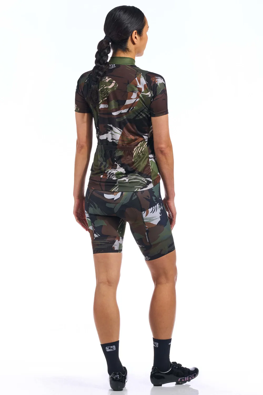 Giordana Vero Pro Brush Camo cykeltröja dam kortärmad