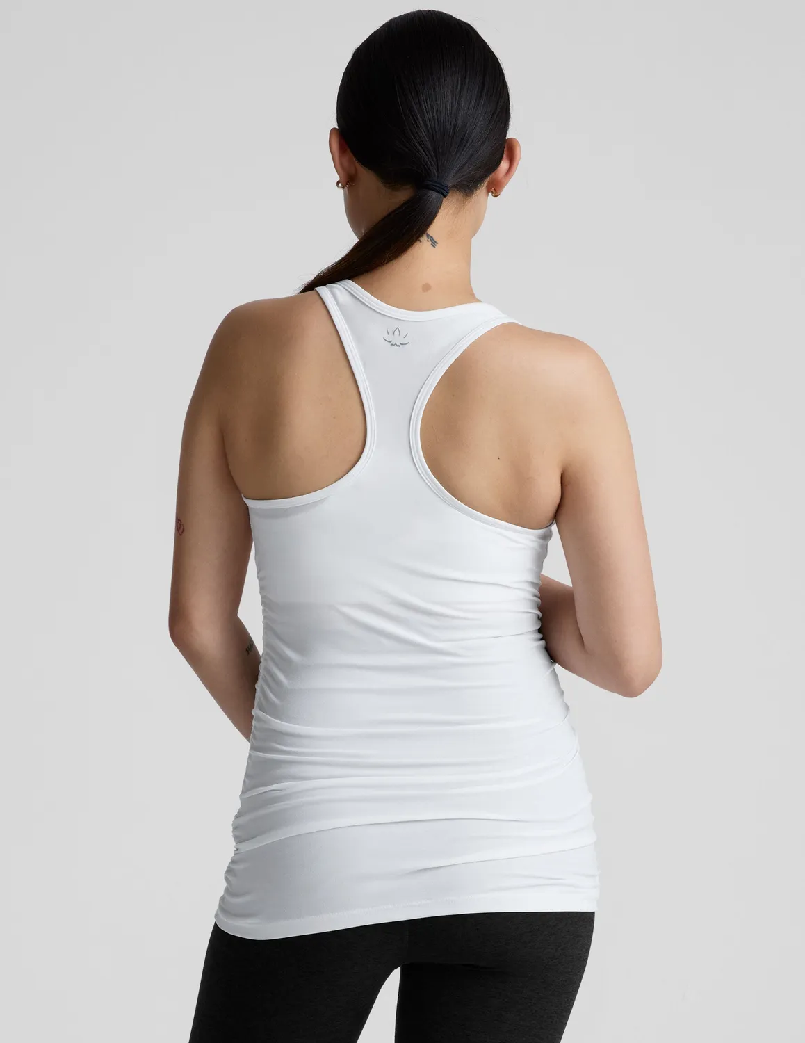 Beyond Yoga Featherweight Let It Grow Racerback Maternity Linne gravid