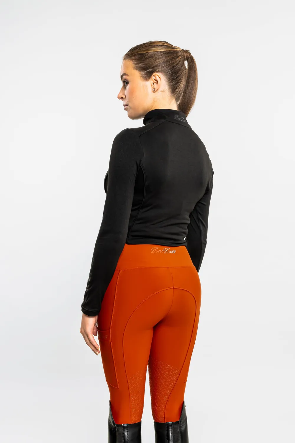ZacZess Ohio ridleggings rostorange mobilfickor
